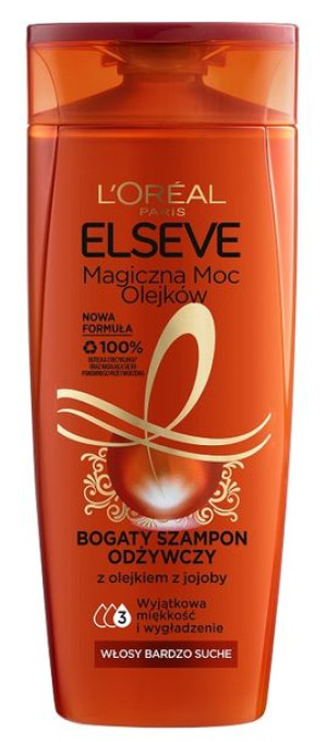 Elseve, Szampon do włosów, Magiczna moc olejków, 400 ml (HIT)