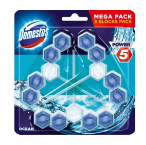 Domestos, Zawieszka do WC, Ocean, 3 x 55g (HIT)
