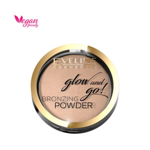 Eveline, Glow&Go, Bronzer w kamieniu 01, 8,5g