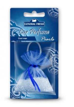 General Fresh, Odświeżacz do samochodu, perełki, cool men, 1 sztuka (HIT)