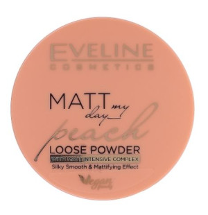 Eveline, Matt My Day Peach, Puder sypki, 6g
