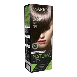 Marion 620 Ciemny brąz Farba do włosów 80 ml + Odżywka 10 ml - Długi termin