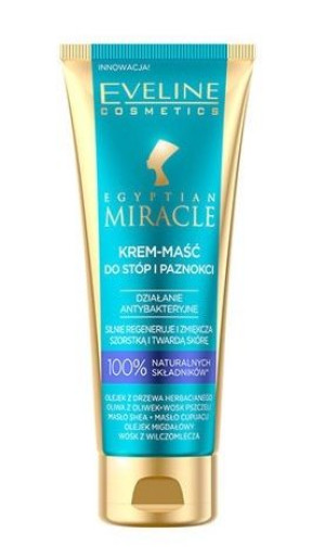 Eveline, Egyptian Miracle Krem-maść do stóp i paznokci, 50 ml - Długi termi