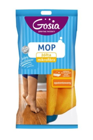 Gosia, Mop, żólta mikrofibra, 1 sztuka (HIT)