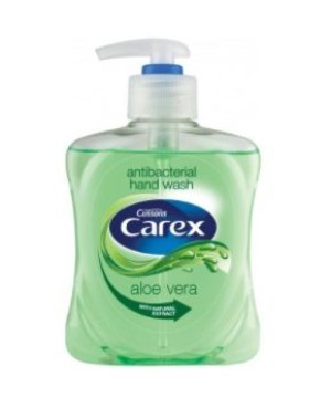 Carex, Antybakteryjne mydło w płynie, Aloe Vera, 250 ml (HIT)