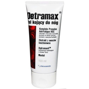Detramax żel kojący do nóg 100ml - Długi termin ważności!