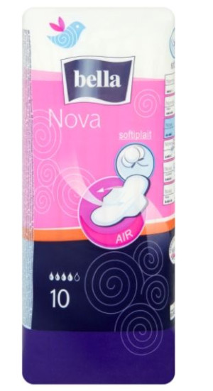 Bella, Nova Podpaski higieniczne, 10 sztuk (HIT)
