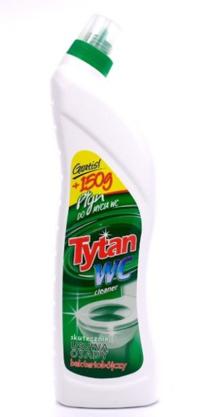Tytan, Płyn do mycia WC, Zielony, 700 ml (HIT)