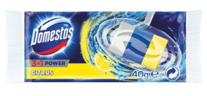 Domestos, Kostka zapachowa, zapas, Cytyna, 1 sztuka (HIT)