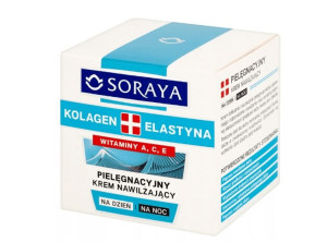Soraya, Krem nawilżający Kolagen + Elastyna, 50 ml (HIT)