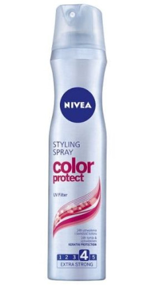 Nivea, Lakier do włosów, Ochrona koloru, 250 ml (HIT)