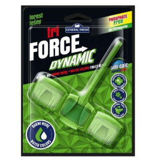 General Fresh, Kostka do WC, Tre-force Dynamic, Las, 1 sztuka (HIT)