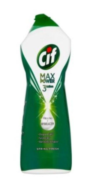 Cif, Max Power, Mleczko do czyszczenia, Spring Fresh, 1001g (HIT)