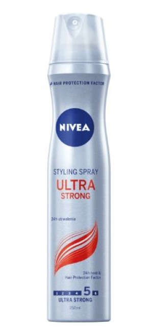 Nivea, Lakier do włosów, Ultra strong, 250 ml (HIT)