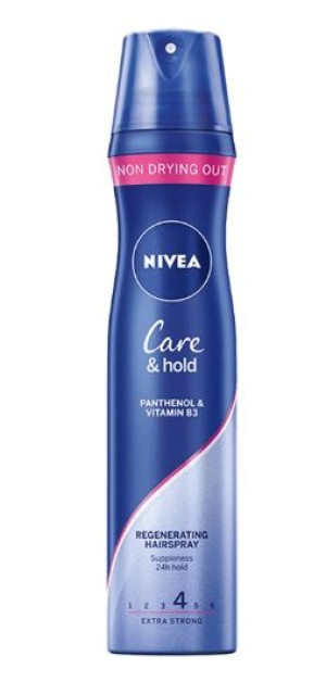 Nivea, Lakier do włosów, Care&hold, 250 ml (HIT)
