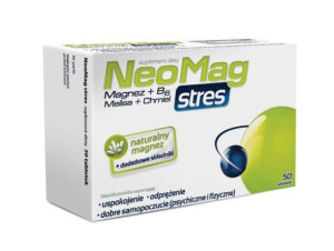 Neomag Stres, 50 tabletek - Długi termin ważności!