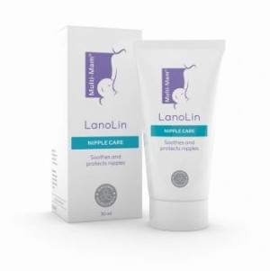 Multi-Mam, Lanolina maść do pielęgnacji brodawek matek karmiących, 30ml - D