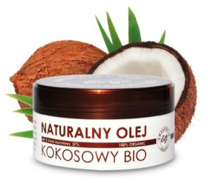 Naturalny olej Bio z miąższu kokosa 150ml - Długi termin ważności!