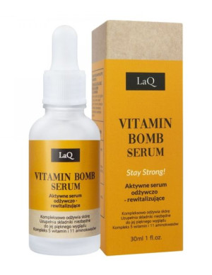 $  LaQ, Vitamin Bomb Aktywne Serum odżywczo-rewitalizujące, 30 ml
