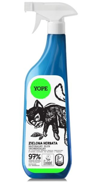 Yope Płyn uniwersalny zielona herbata 750ml - Długi termin ważności!