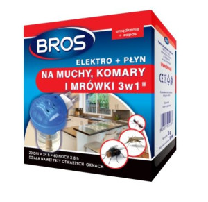Bros, Elektro Urządzenie + Płyn 3w1, 30 ml