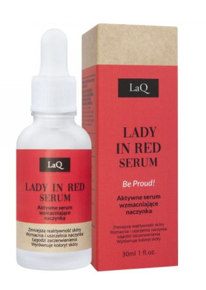 $  LaQ, Lady in Red Aktywne Serum wzmacniające naczynka, 30 ml
