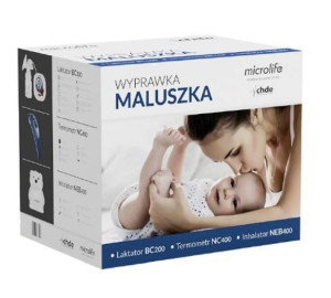 Microlife, Wyprawka Maluszka Laktator BC 200 + Termometr NC 400 + Inhalator