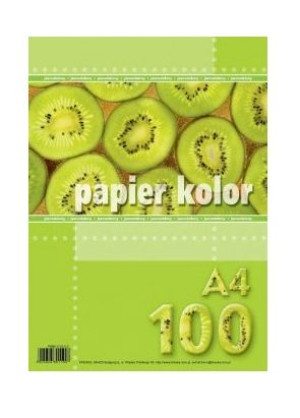 Papier Xero A4, jasny zielony, 100 arkuszy