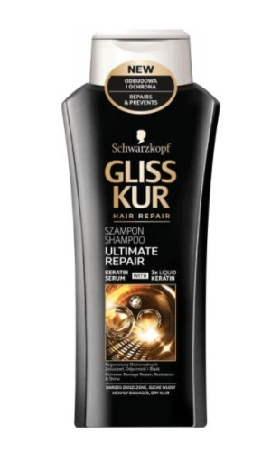 Gliss Kur, Ultimate Repair, Szampon, 400 ml (HIT)