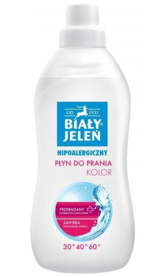 Biały Jeleń, Płyn do prania, Kolor, 1l (HIT)