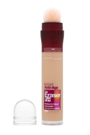 Maybelline The Eraser Eye Instant Anti-Age Korektor z Gąbeczką Nude 002