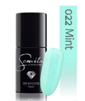 Semilac, Lakier Hybrydowy, 022 Mint, 7 ml - Długi termin ważności!