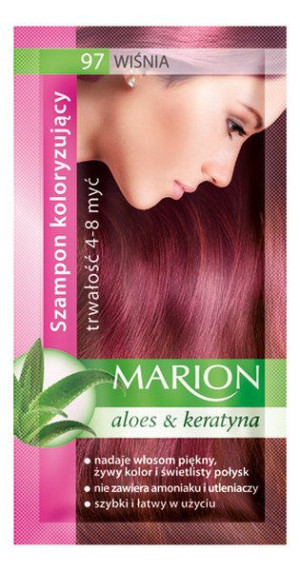 Marion Szampon koloryzujący 97 Wiśnia 40 ml - Długi termin ważności!