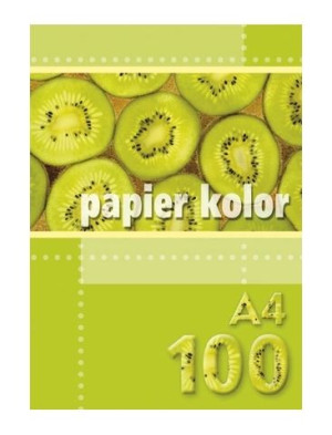 Papier Xero A4, żółty, 100 arkuszy