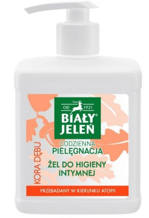 Biały Jeleń, Żel do higieny intymnej, Kora dębu, 500 ml (HIT)