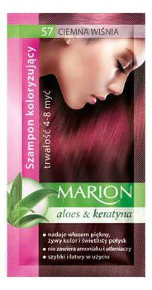 Marion Szampon koloryzujący 57 Ciemna Wiśnia 40 ml - Długi termin ważności!