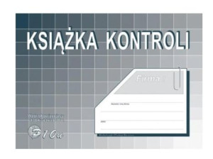 Książka kontroli A5 P10, 16 kartek