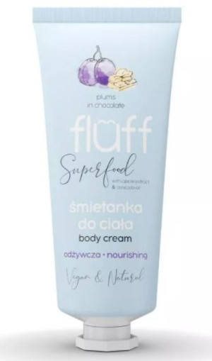 Fluff, Śmietanka do ciała, Śliwki w czekoladzie, 150 ml