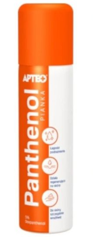 Apteo Panthenol 10% Pianka, 150 ml - Długi termin ważności!