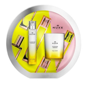 Nuxe, Zestaw świąteczny 2020 PerfumyLe Matin des Possibles, 50 ml + Świeca,