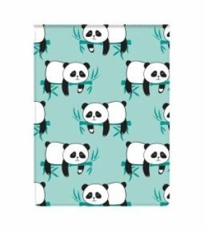 Okładka pionowa na dokumenty ucznia, panda