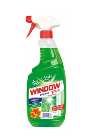 Window, Original + plus, Płyn do mycia szyb z rozpylaczem, 750 ml (HIT)