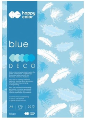 Blok Deco Blue A4, 20 kartek