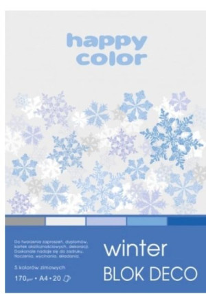 Blok Deco Winter A4, 20 kartek