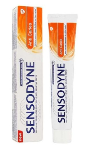 Sensodyne, Anti Caries, Pasta do zębów przeciw próchnicy, 75 ml (HIT)