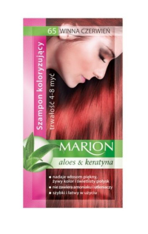 Marion, Szampon Koloryzujący, 65 winna czerwień, 40 ml (HIT)