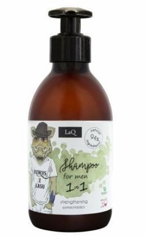 LaQ, Szampon dla facetów 1w1 , dzik, 300 ml - Długi termin ważności!