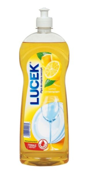 Lucek, Płyn do mycia naczyń, cytryna, 1 l (HIT)