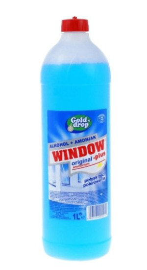 Window, Płyn do mycia szyb i luster, Ammonium, 1l (HIT)