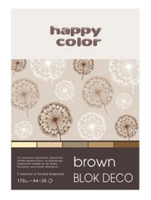 Blok Deco Brown A4, 20 kartek